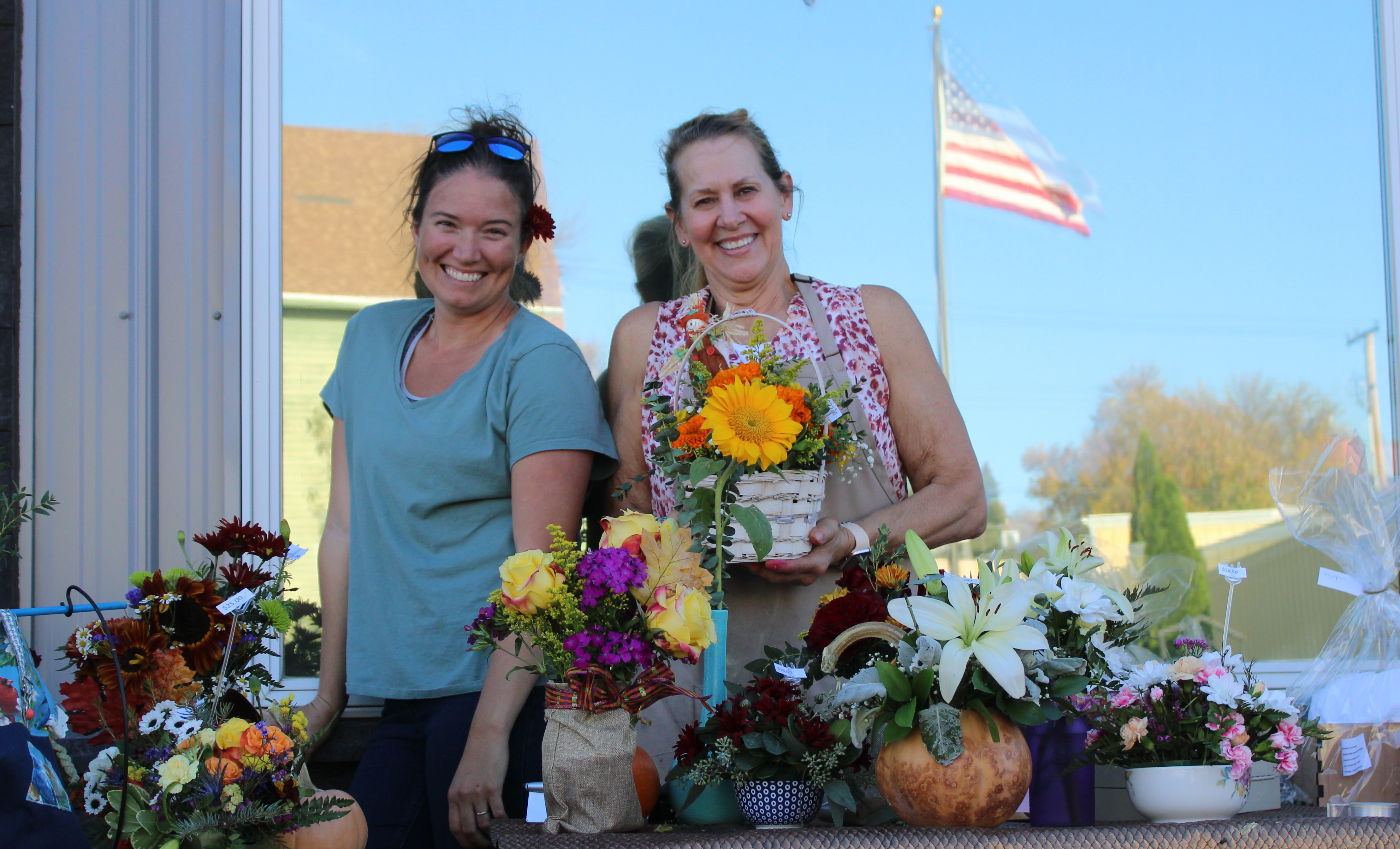 Vendors showcase their wares along Washburn’s Main Avenue strip