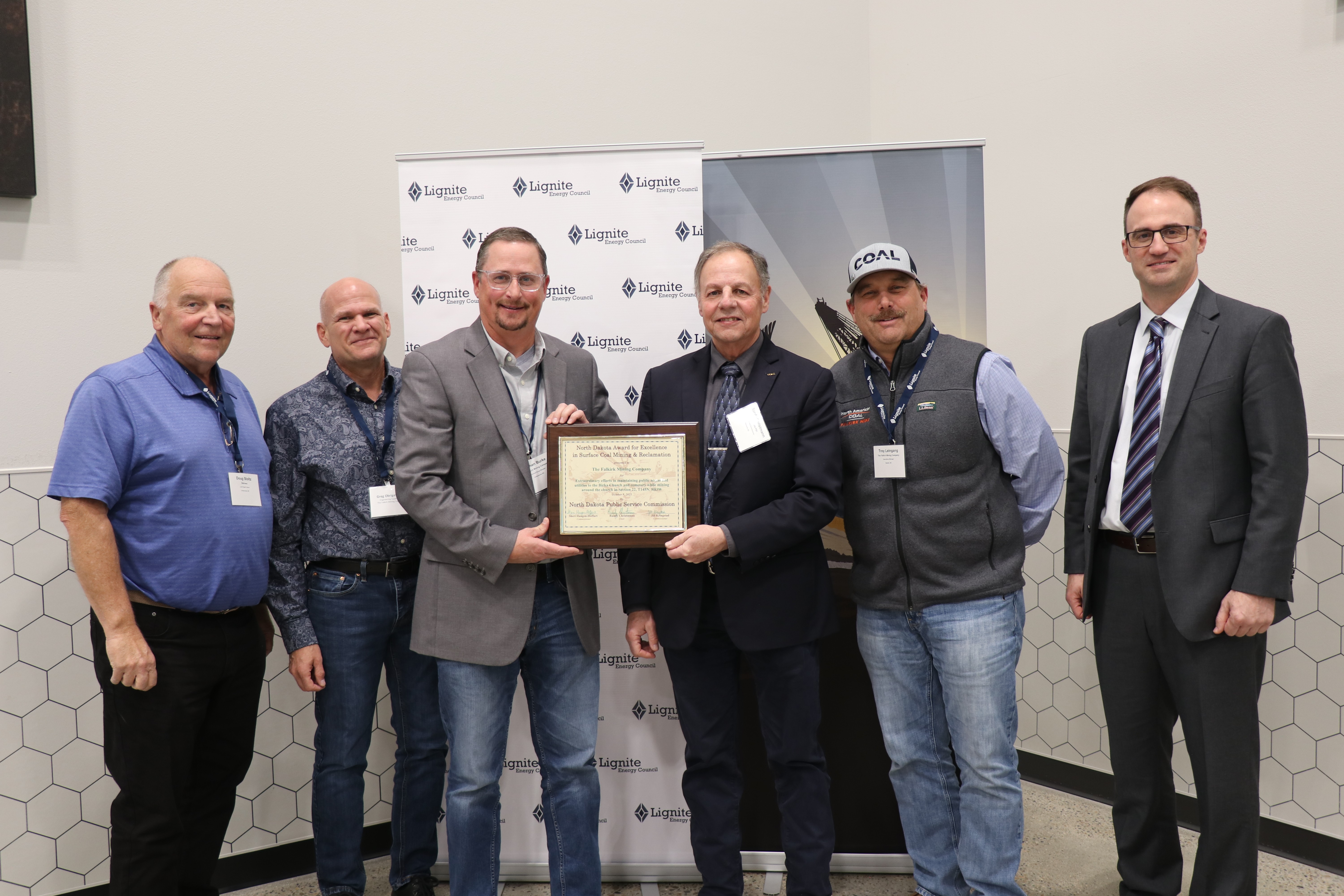 Falkirk Mining Company receives Reclamation Award