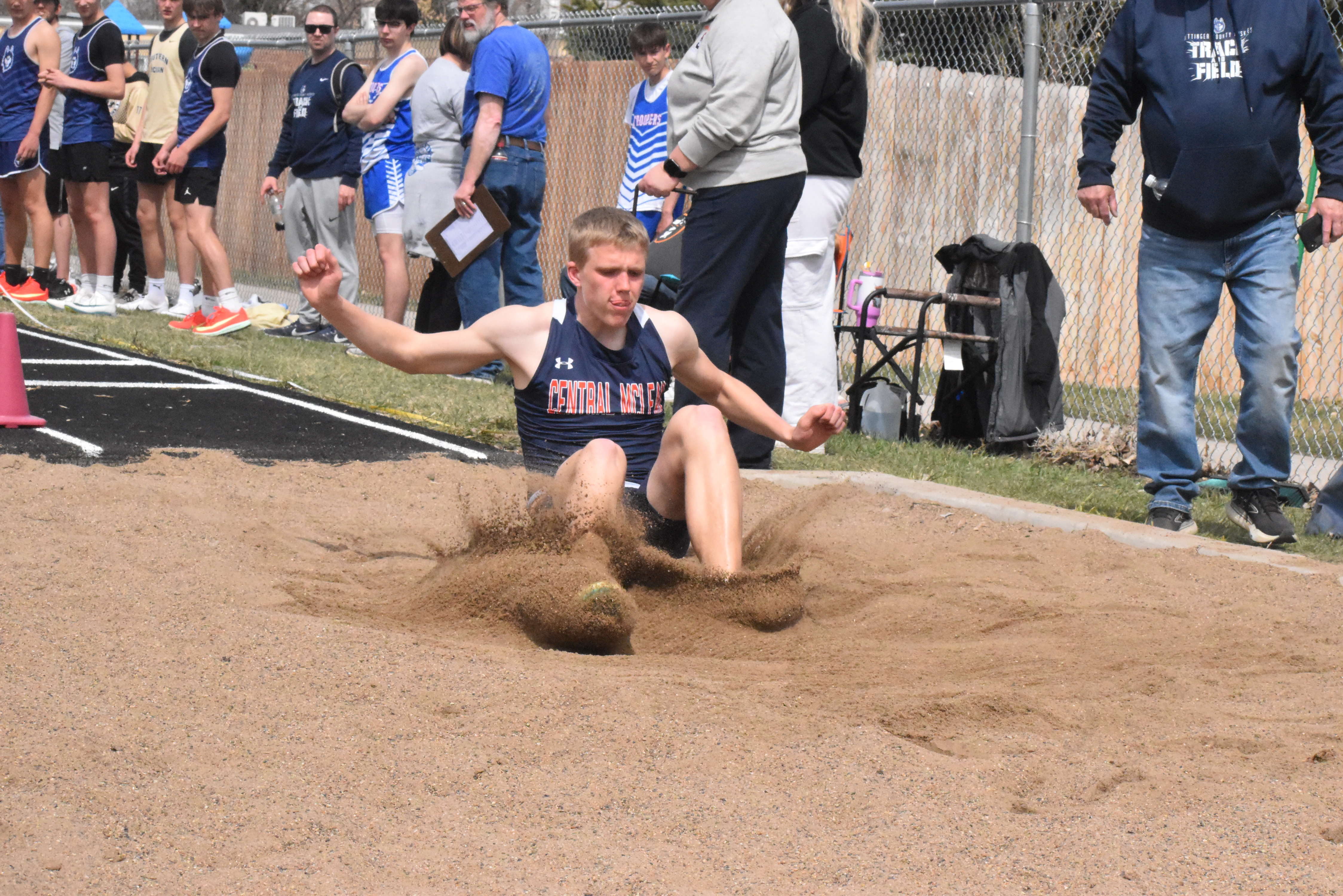 Central McLean track, field takes first place at home meet