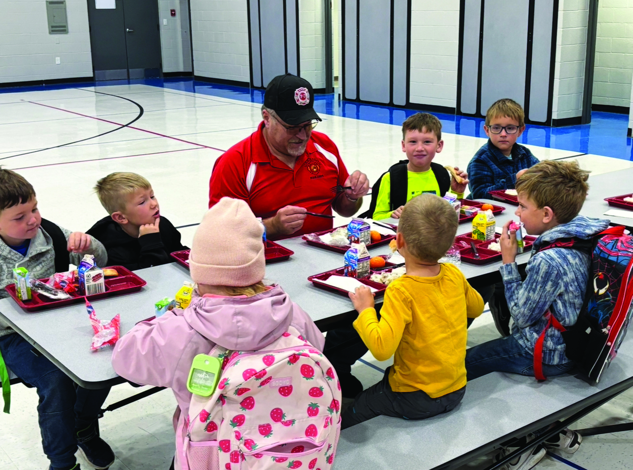 Garrison learns about Fire Prevention Week