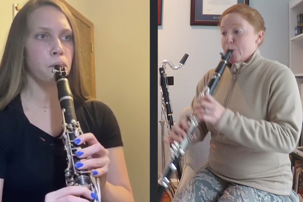 Hazen student performs duet with Air Force musician