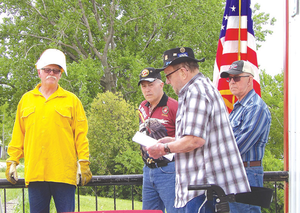 Flags retired with honor