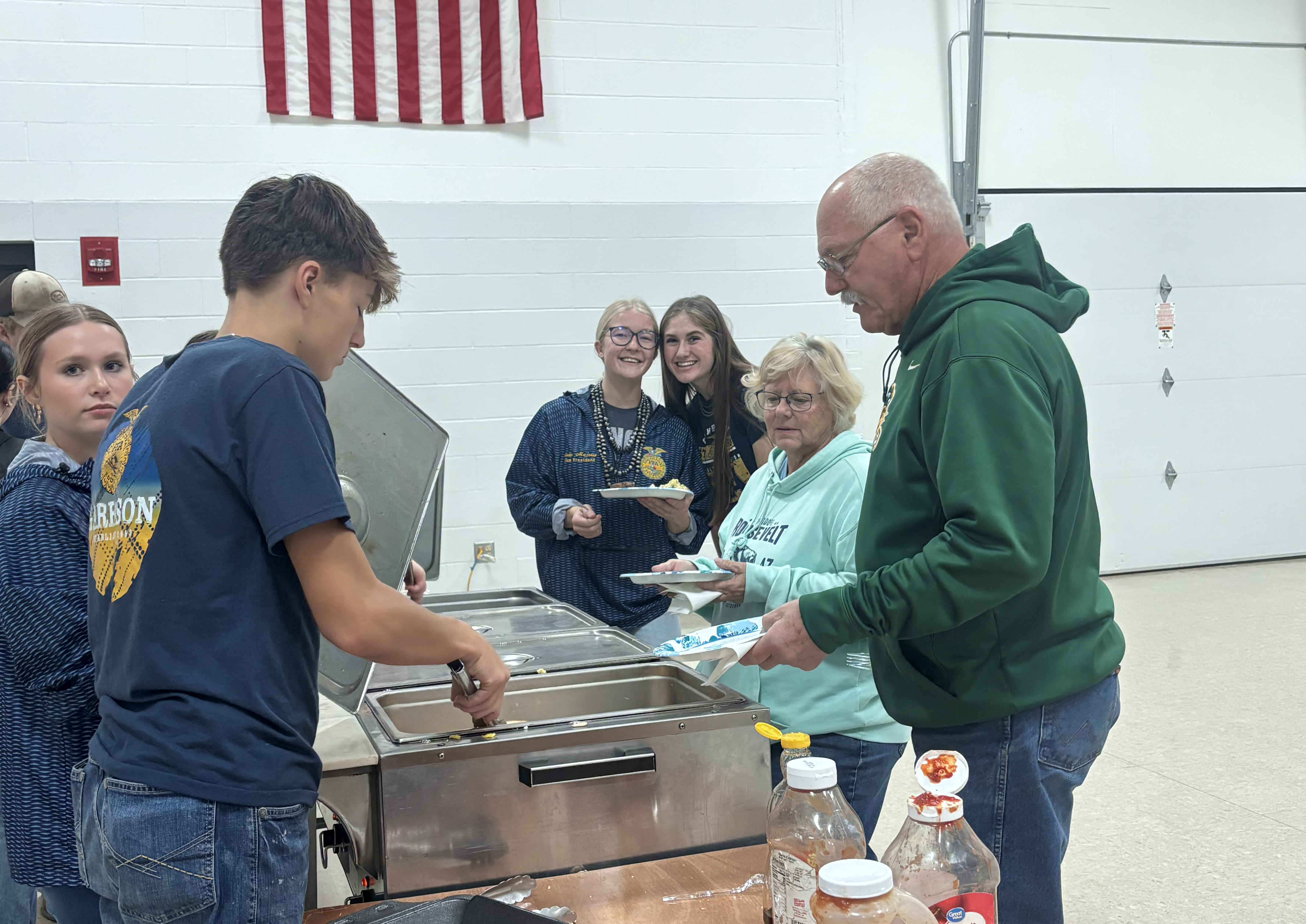 Pancake breakfast pulled in a crowd