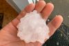 Hail damages crops and equipment as storms roll through