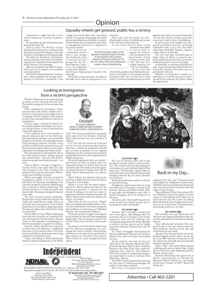 Issue content page